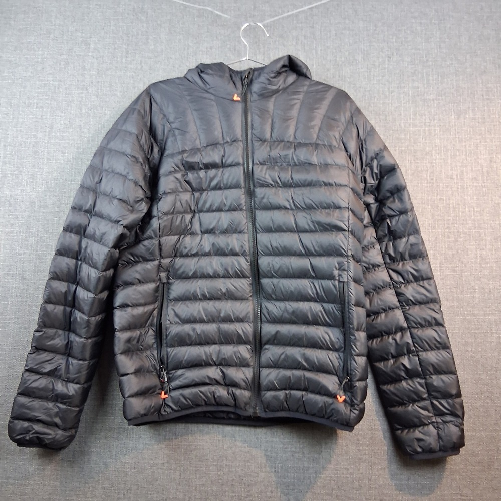 Superdry Core Down Design Collective Hooded Puffer Jacket Black Mens XL